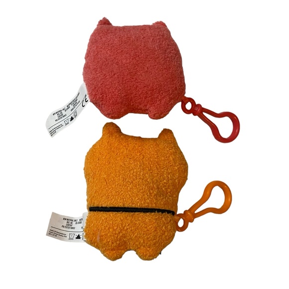 Ugly Dolls 2019 Movie Stuffed Plush Toy 5" Keychain Lucky Bat & Wage Lot - Picture 2 of 5